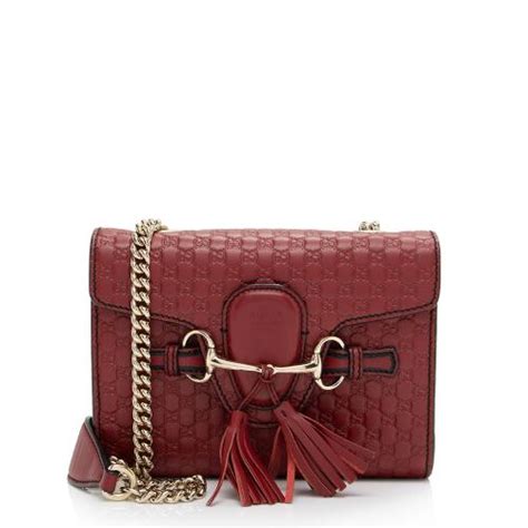 gucci small emily bag|gucci microguccissima leather shoulder bag.